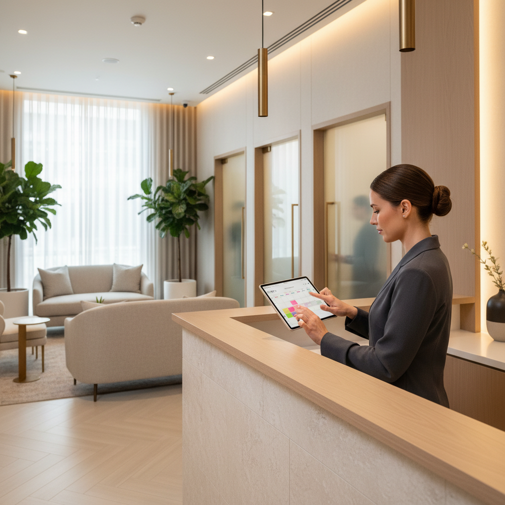 Quy trình giảm lịch trống bằng phần mềm đặt lịch spa