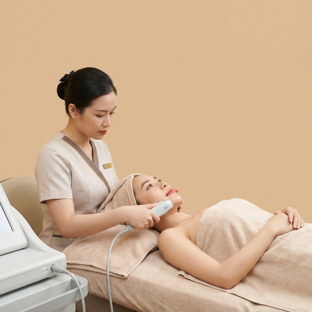 Nâng cơ — Ultherapy mặt
