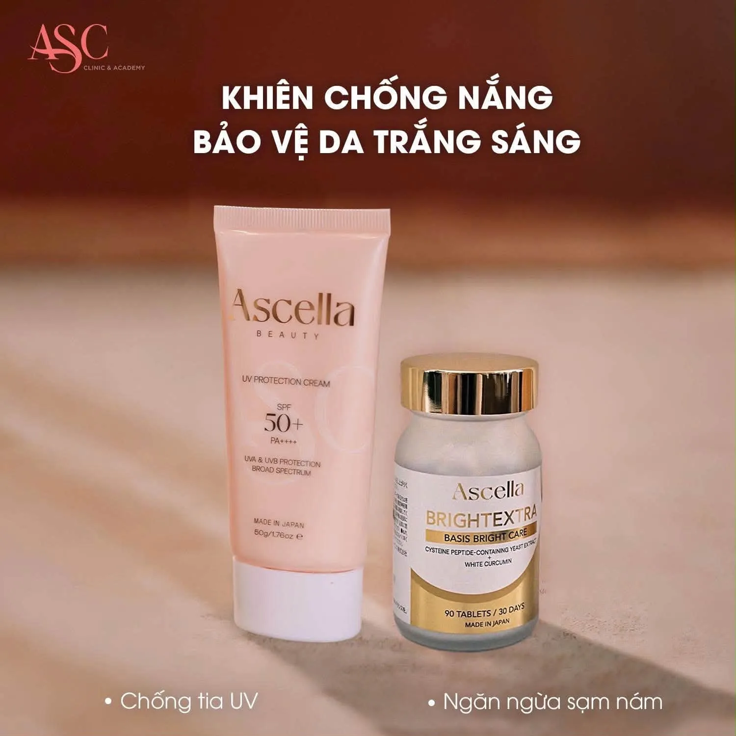 khiên chống nắng bảo vệ da , trăng gia